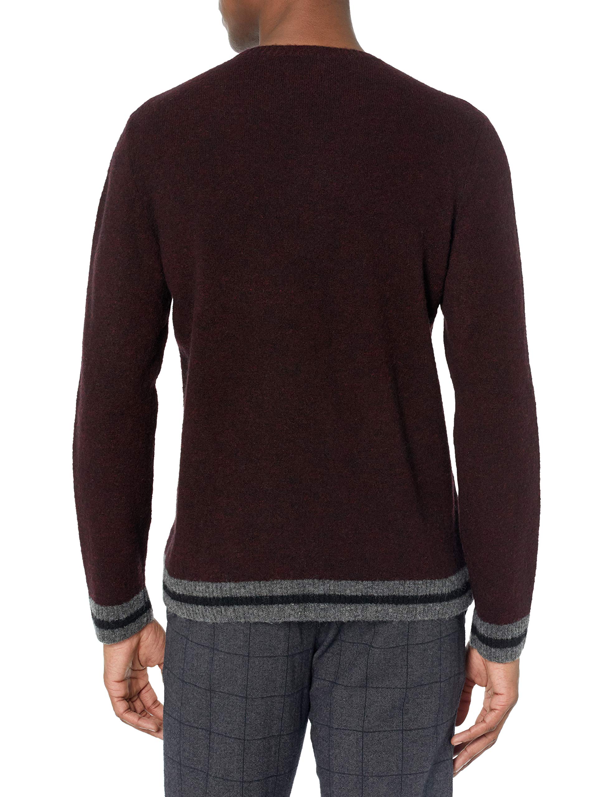 PAIGE Men's Lindblade Wool Blend Crewneck Sweater - Soft & Warm Winter Pullover for Casual Outfits & Office Wear