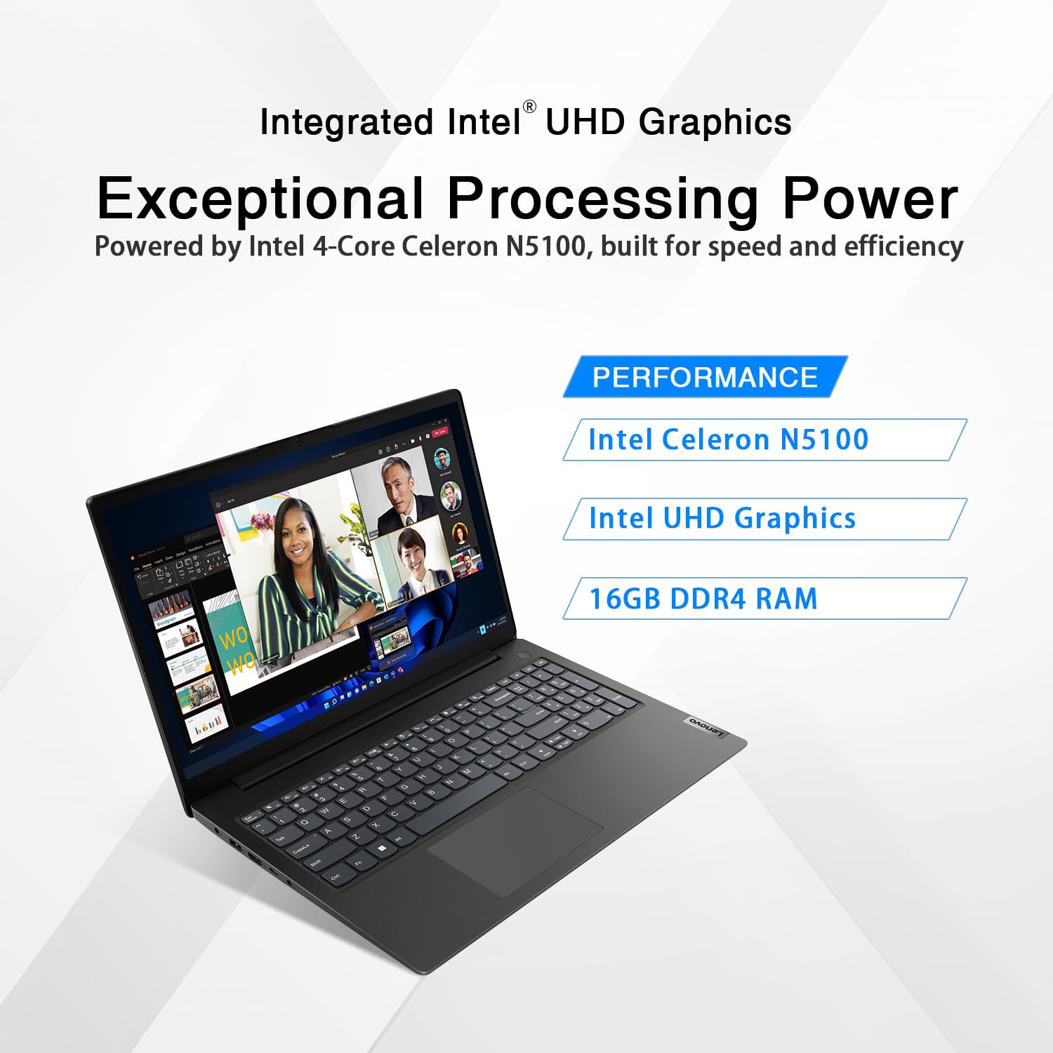 Lenovo V15 Business Laptop - Intel Core i5 4-Core Processor, 15.6
