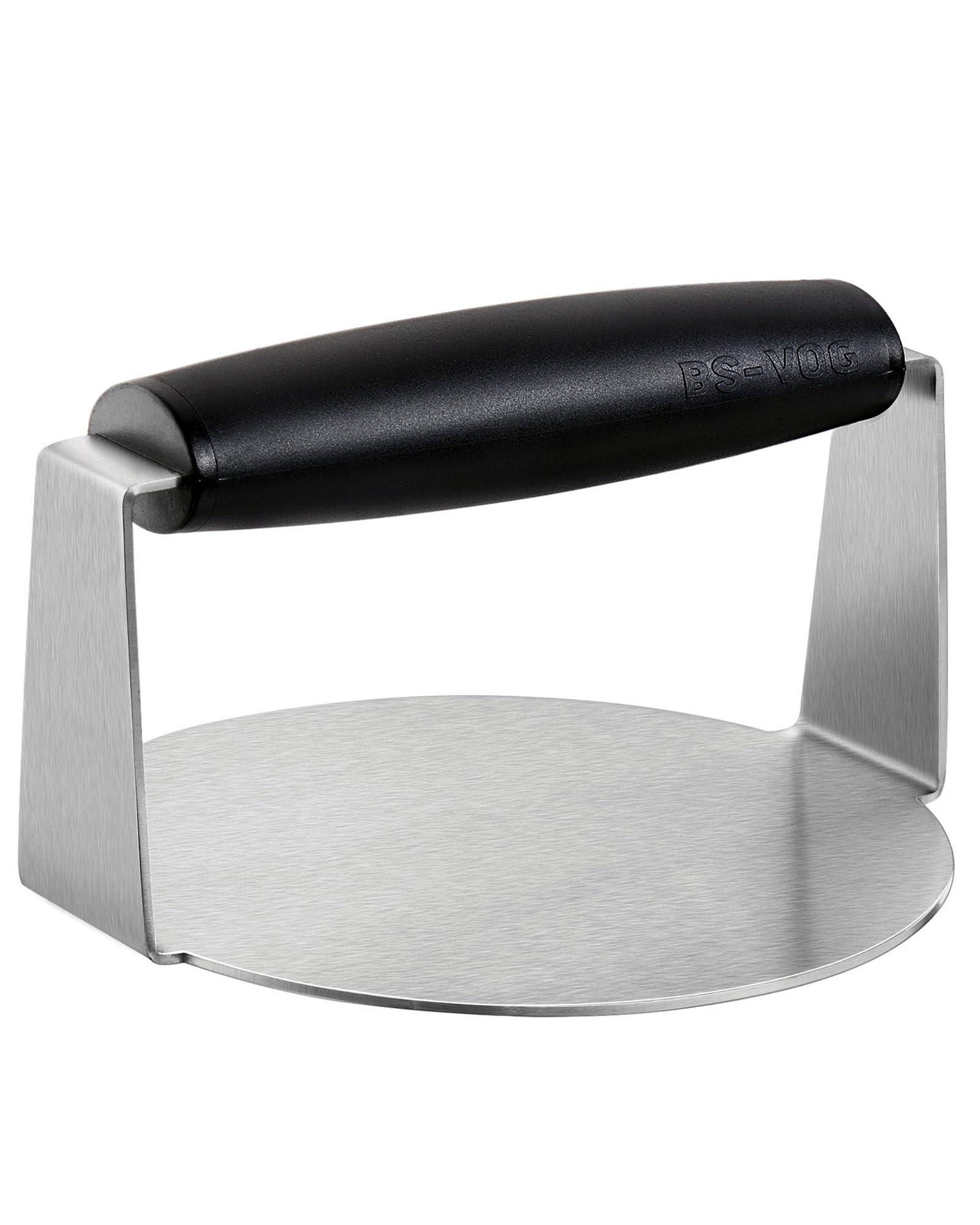 6 Inch Stainless Steel Burger Press with Non-Stick Surface & Anti-Scald Handle - Perfect for Griddle, Flat Top Grill & Smash Burgers - Great Gift for BBQ & Home Cooking Enthusiasts