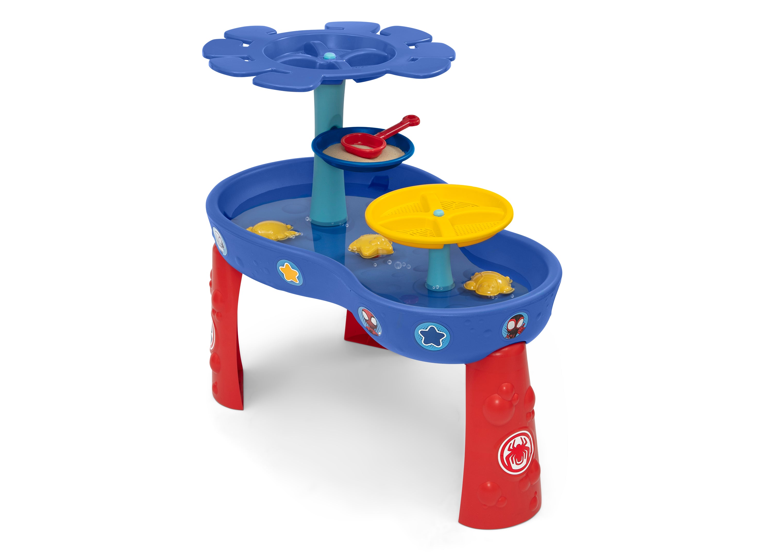 Spidey and His Amazing Friends Kids Water Play Table - Outdoor Splash Toy for Summer Fun, Toddler Water Activity Center for Backyard & Poolside Play