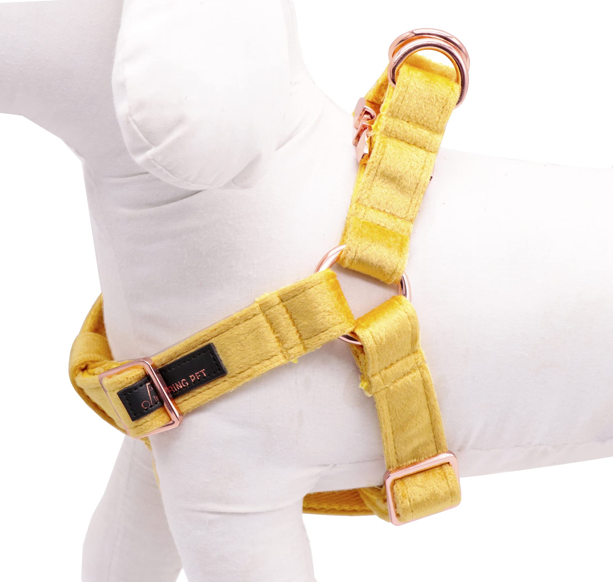 ARING PET Velvet Dog Harness - Adjustable Soft Halter for Small, Medium & Large Dogs - Comfortable & Secure for Walking, Training & Outdoor Adventures
