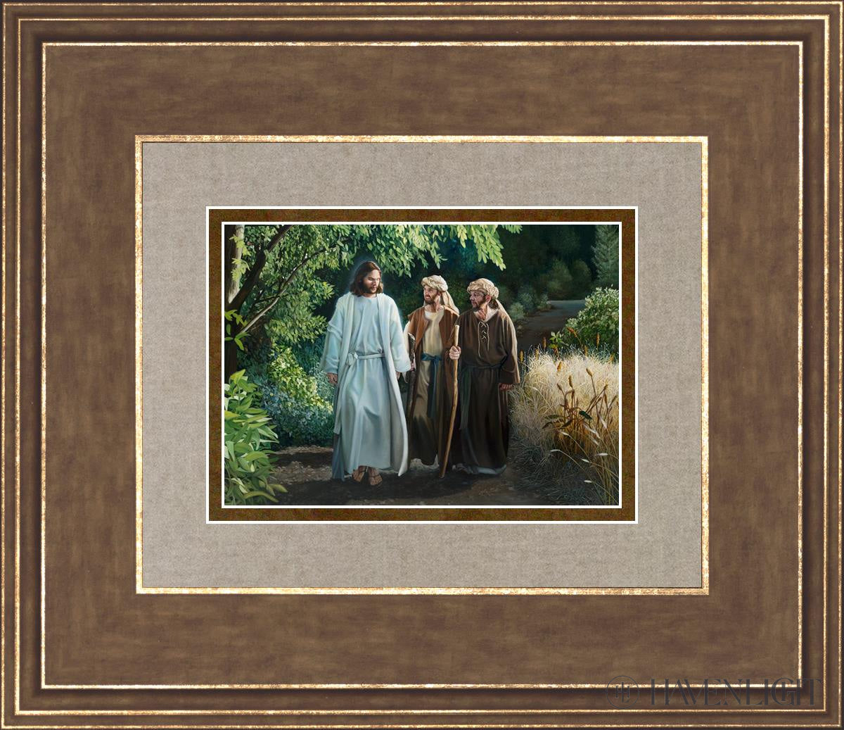 Emmaus By Liz Lemon Swindle - Inspirational Christian Wall Art for Home & Church Decor | Perfect for Living Room, Bedroom & Office