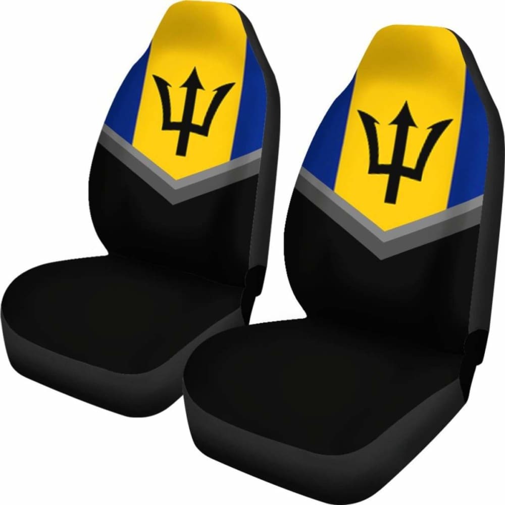 Barbados Flag Car Seat Cover - Durable & Stylish Universal Fit for Cars, SUVs, Trucks - Perfect for Travel, Road Trips & National Pride Display