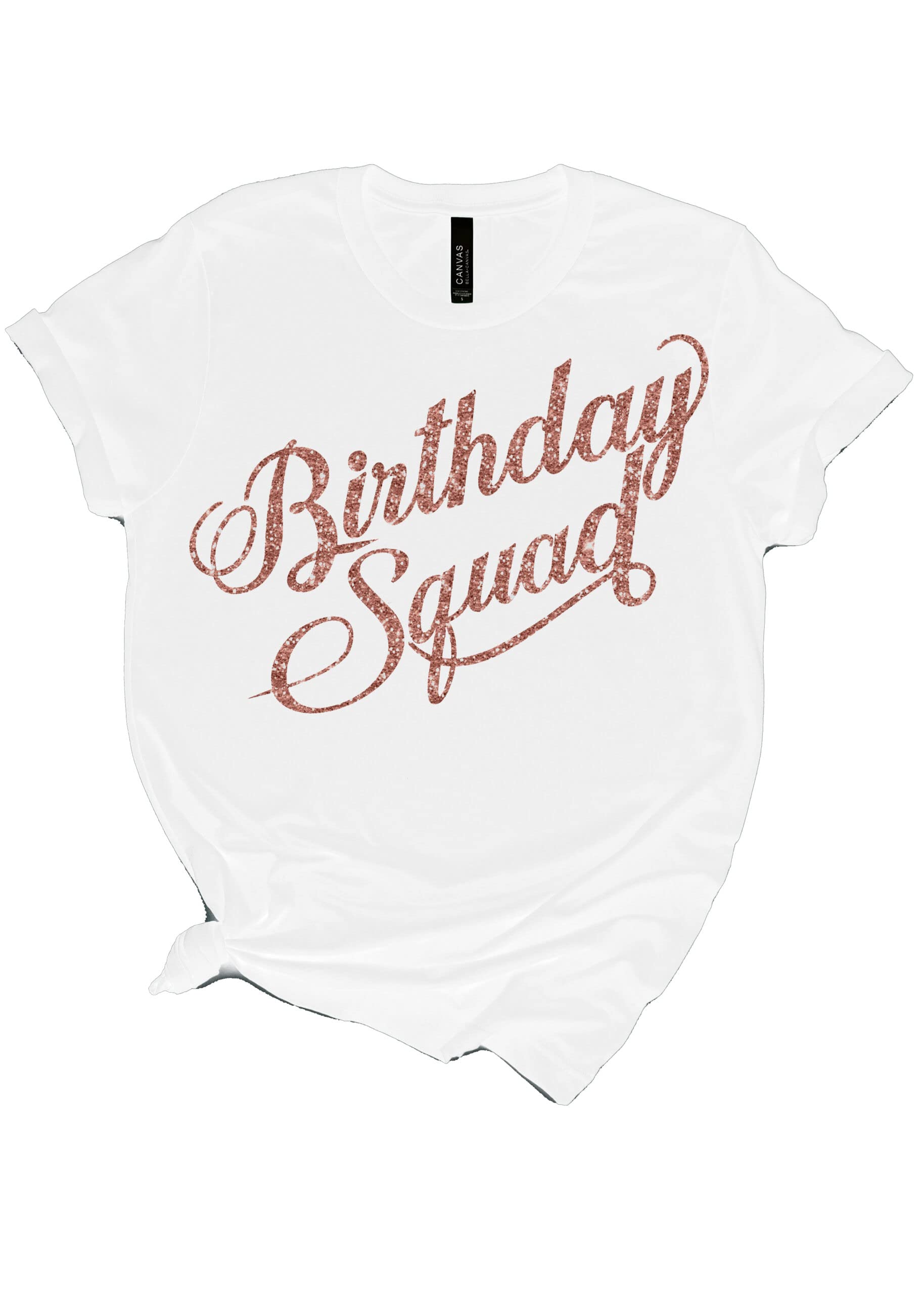 Rhinestone Sash Birthday Shirts for Women & Girls - Sparkling Rose Gold Sequin Party Tops - Perfect for Birthday Celebrations, Bachelorette Parties & Special Occasions