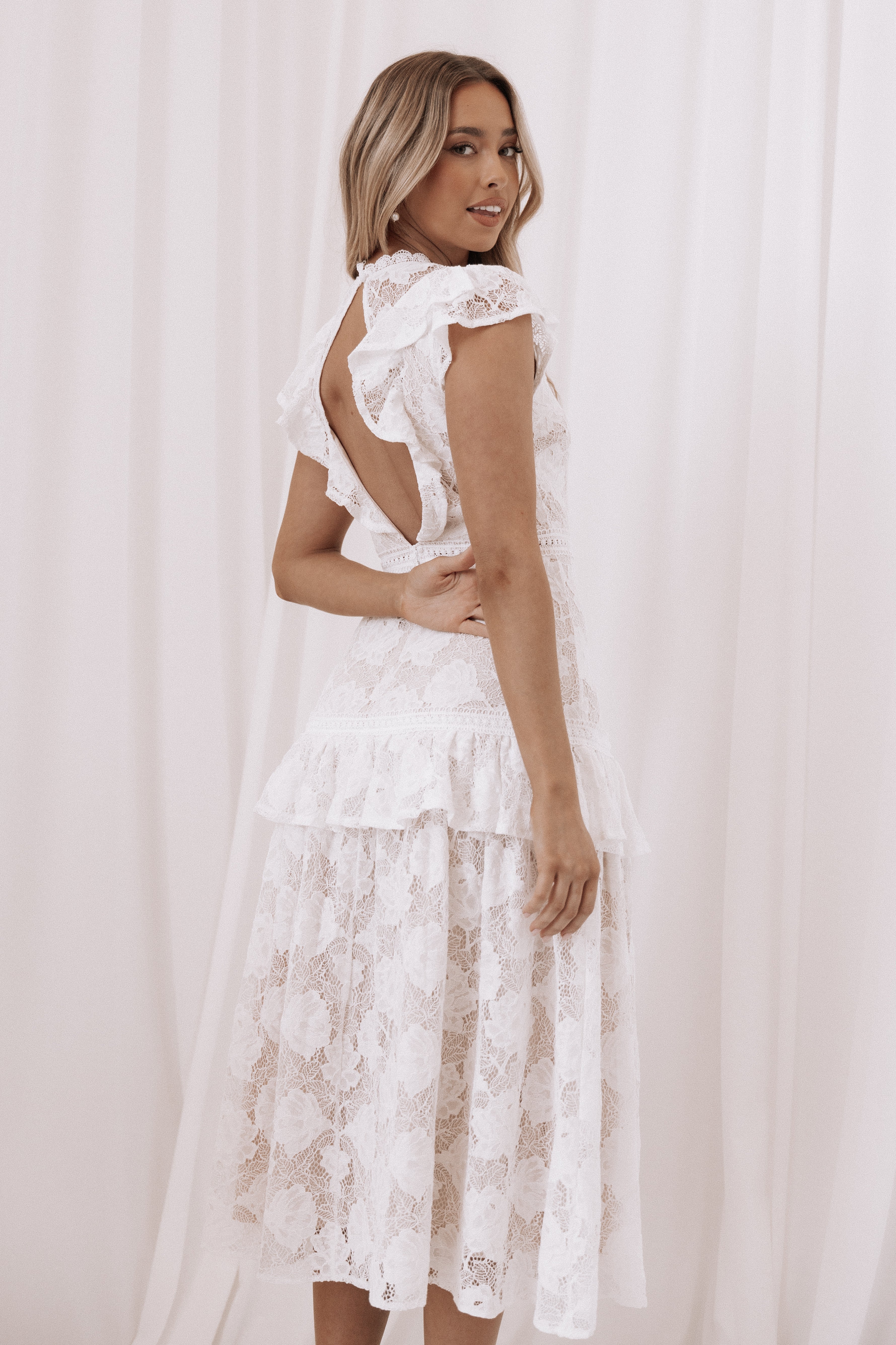 Carol Maxi Dress for Women - Elegant White Long Summer Dress | Perfect for Beach, Wedding & Casual Outings