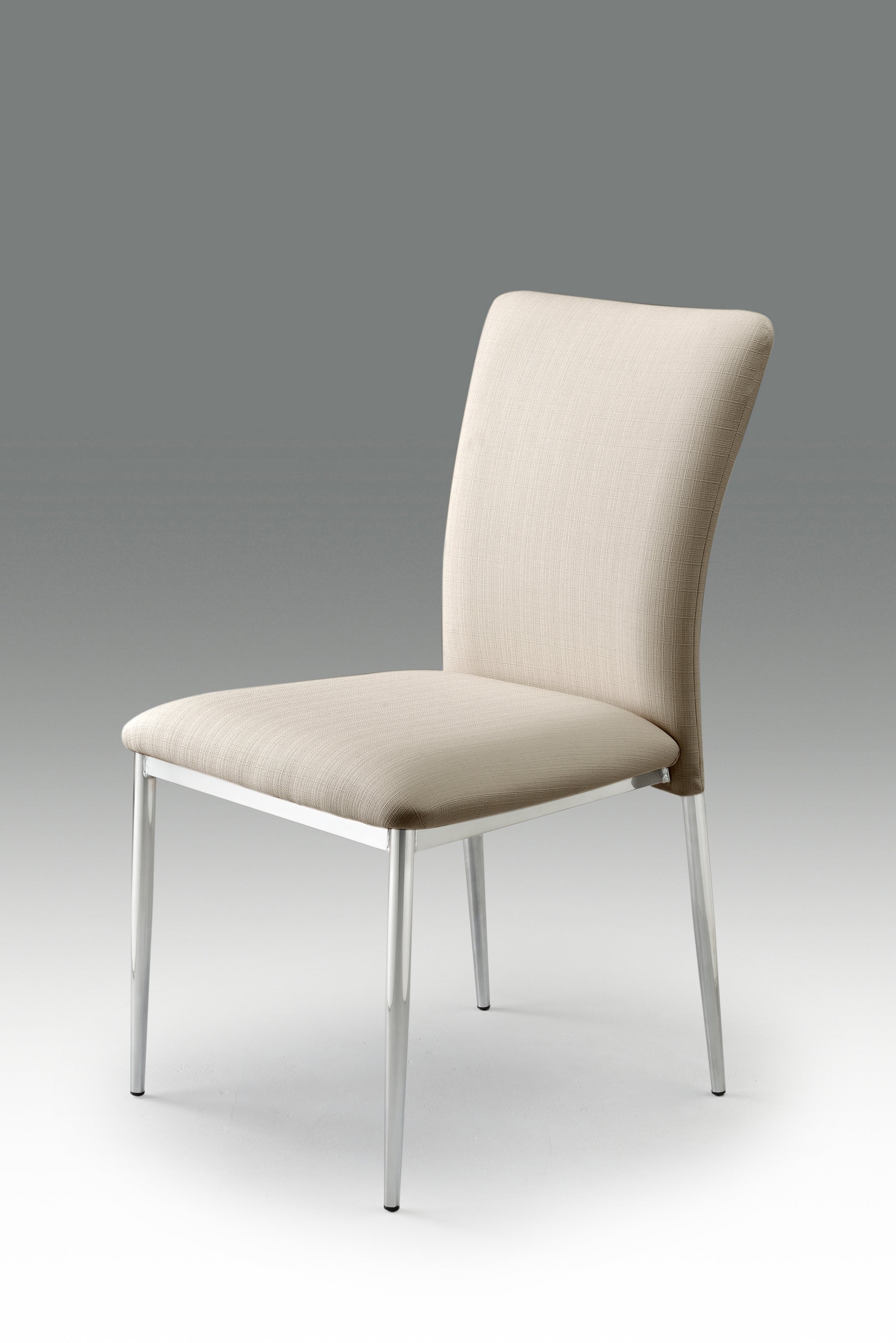 Modern Faux Leather Side Chairs Set of 2 - Soft White Upholstered Dining Chairs for Kitchen, Dining Room & Office - Comfortable & Stylish Seating Solution