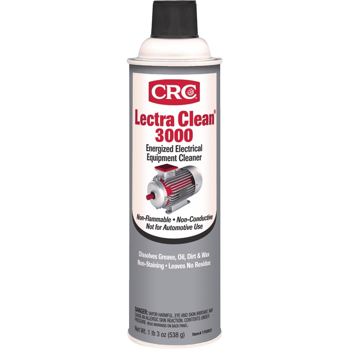 CRC Industries Lectra-Clean 19 OZ Electronic Cleaner - Fast Drying, Non-Conductive, Residue-Free Formula for Computers, Circuit Boards & Electronics - Perfect for Home, Office & Workshop Use