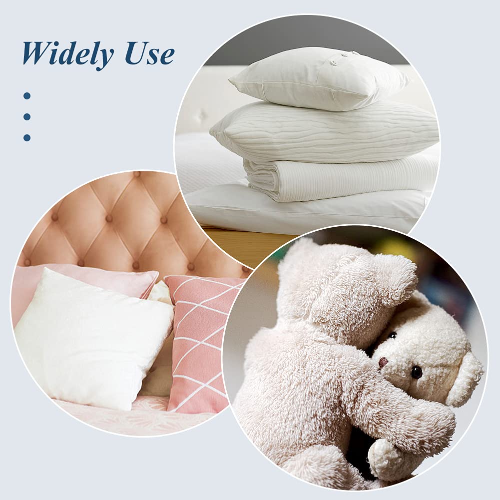 Premium Polyester Fiber Fill for DIY Projects - High Resilience Stuffing for Dolls, Pillows & Comforters - 250g/8.8oz Recyclable Fiber - Perfect for Crafting, Home Decor & Soft Toy Making