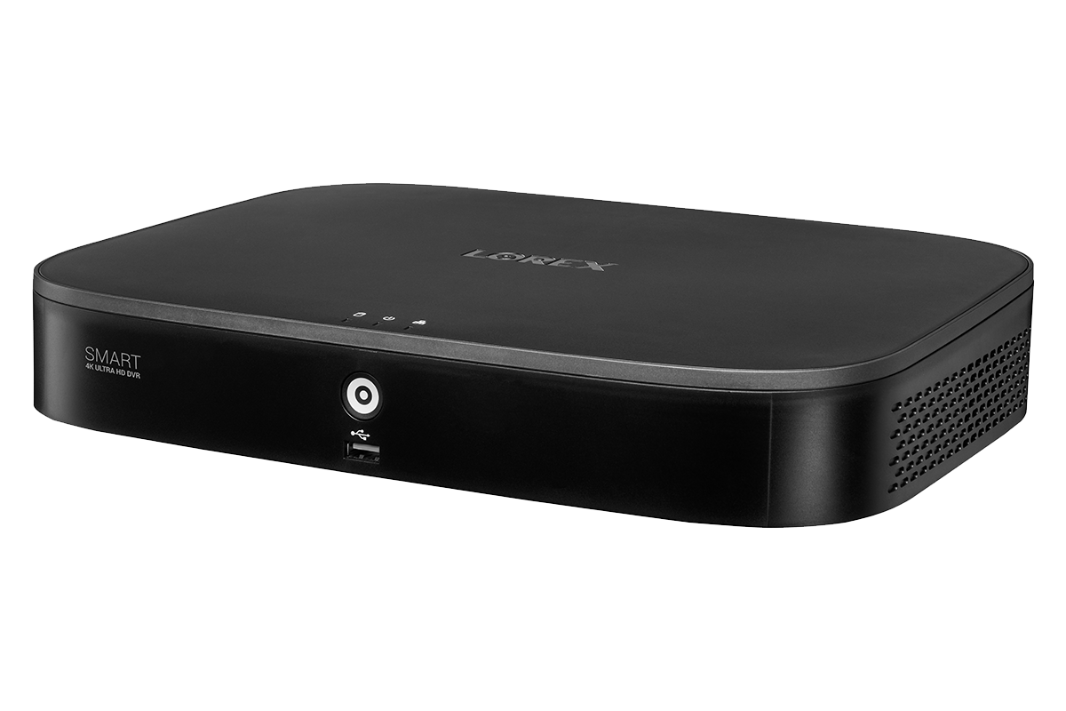 4K Ultra HD 8 Channel Security DVR with Smart Motion Detection & Voice Control, 1TB HDD - Home & Business Surveillance System for 24/7 Monitoring