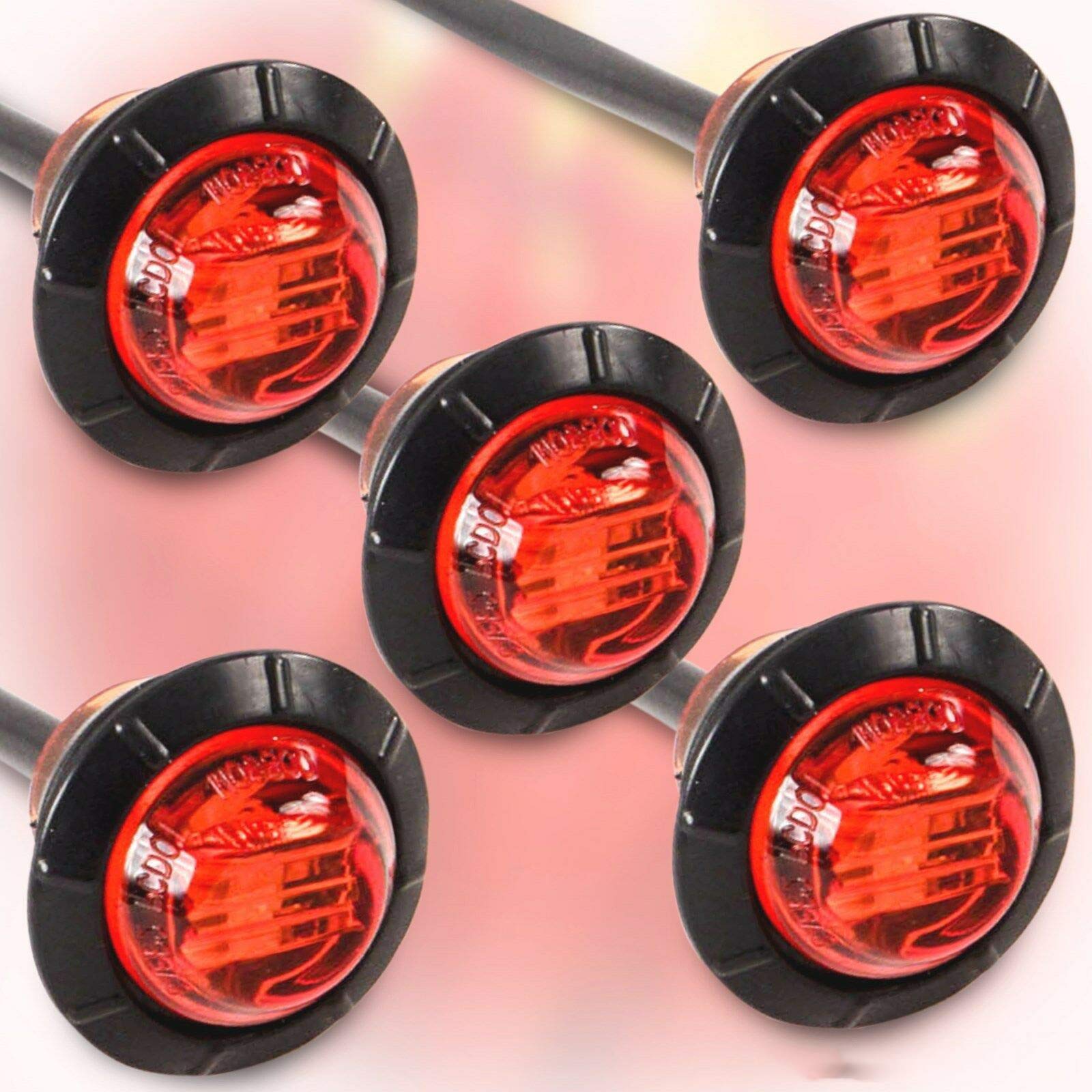 5 Pack Red 3/4