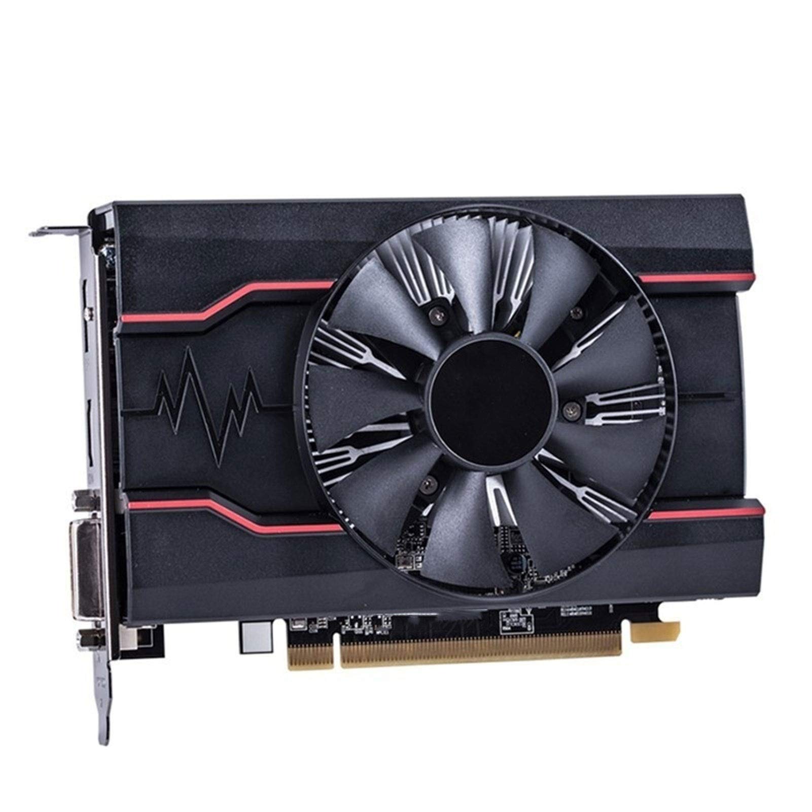 WSDSB AMD Radeon RX 550 4GB GDDR5 PCI-E Graphics Card - Compatible with Sapphire RX550, Desktop PC Gaming GPU | Perfect for 1080p Gaming, Video Editing & Multi-Monitor Setup