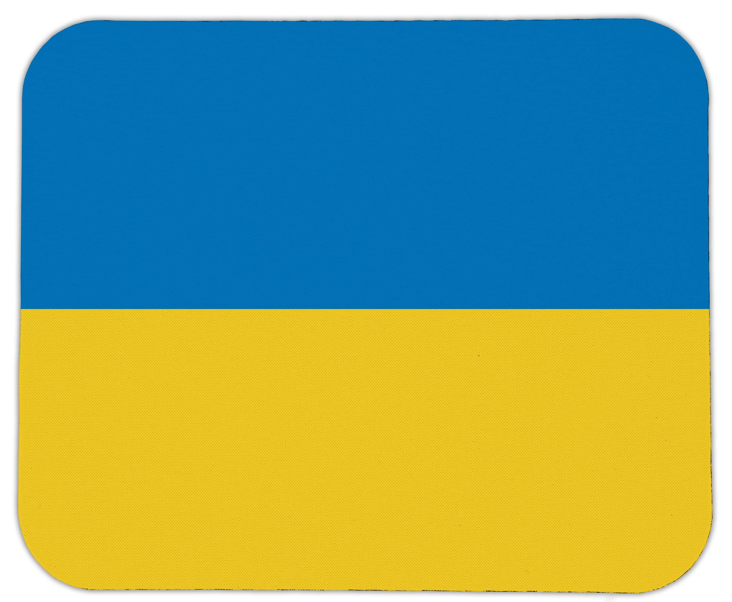 Ukraine Flag Mouse Pad - Non-Slip Rubber Base, Smooth Surface for Gaming & Office Use - Perfect for Desktop, Laptop & Computer Workstations