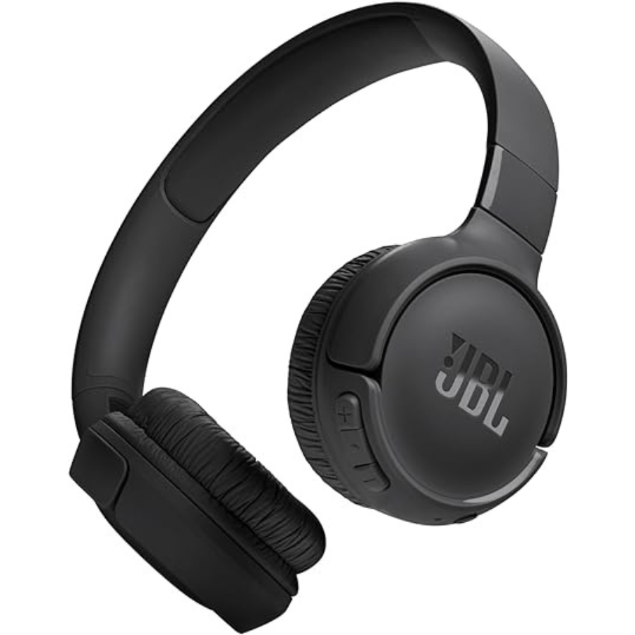 JBL Tune 520BT Wireless On-Ear Headphones with Bluetooth 5.0, 32H Playtime, Built-in Mic - Perfect for Workouts, Commuting & Home Entertainment