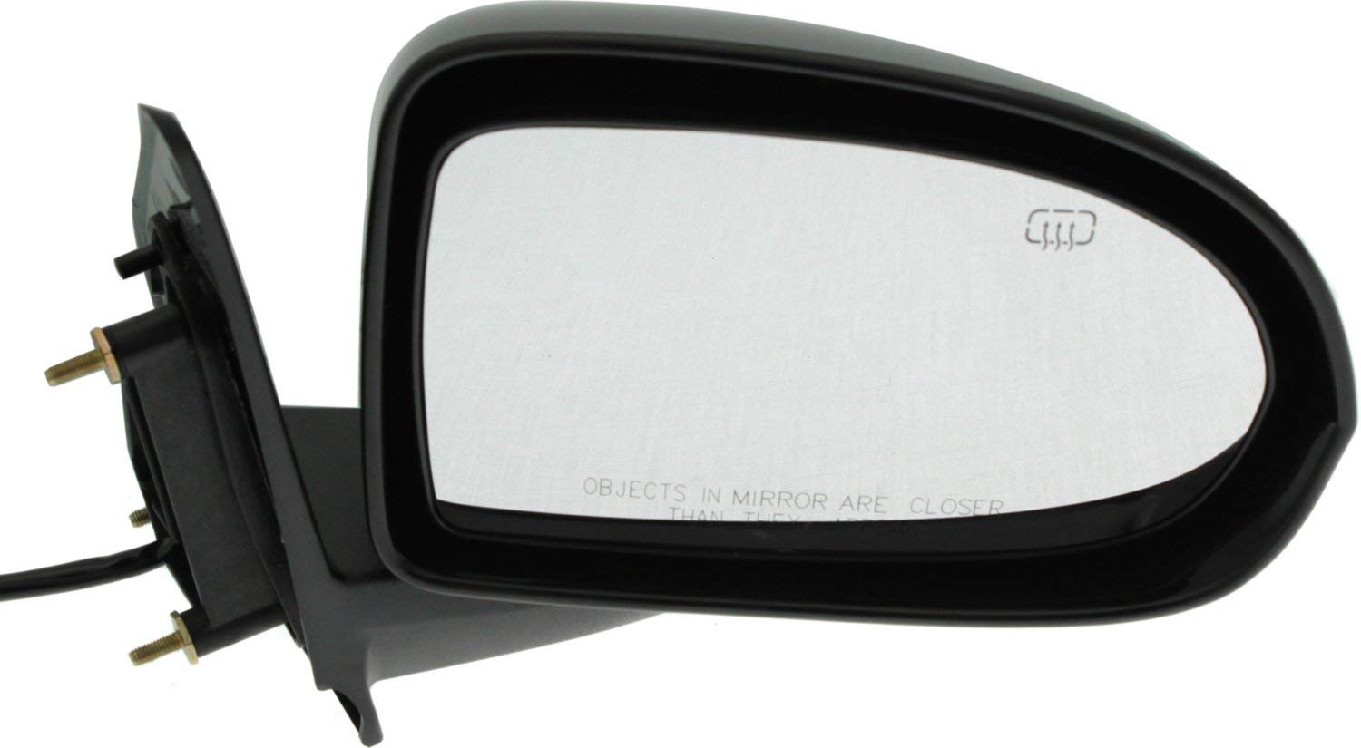 Kool Vue Passenger Side Power Heated Mirror for 2016-2017 Jeep Compass | Paintable MK Body Type 2 | Replacement Side View Mirror for Winter Driving & Enhanced Visibility
