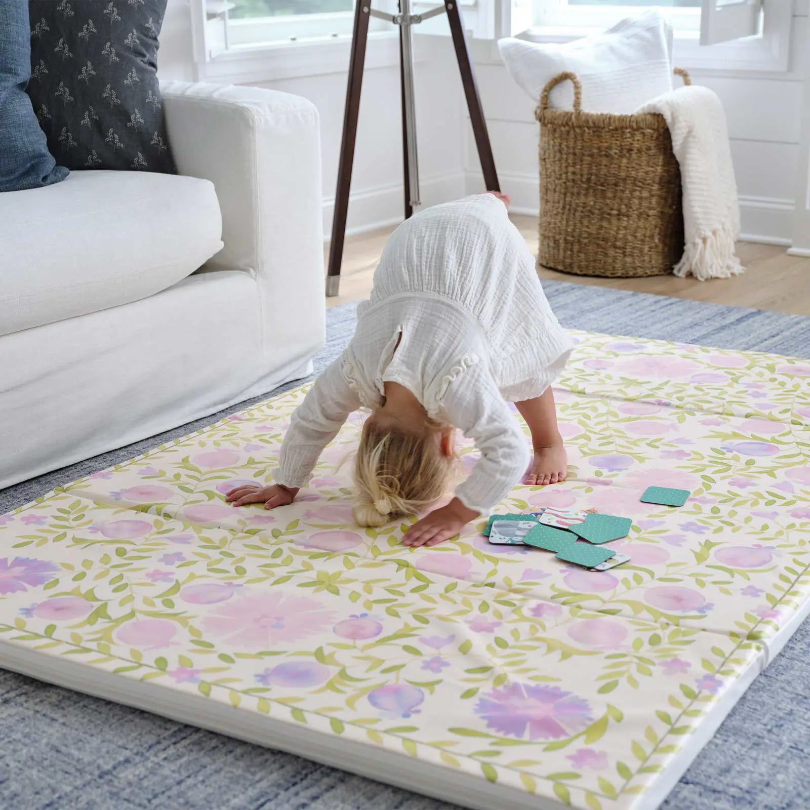 Suzette High-Density Foam Tumbling Mat for Gymnastics, Yoga & Home Workouts – Non-Slip, Durable Exercise Mat for Kids & Adults