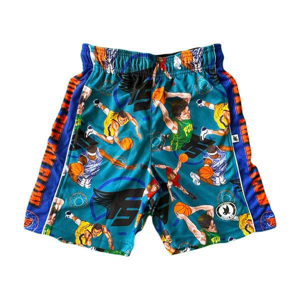 Boys' Above the Rim Basketball Shorts - Breathable Mesh Athletic Shorts for Kids - Perfect for Basketball, Running & Gym Workouts
