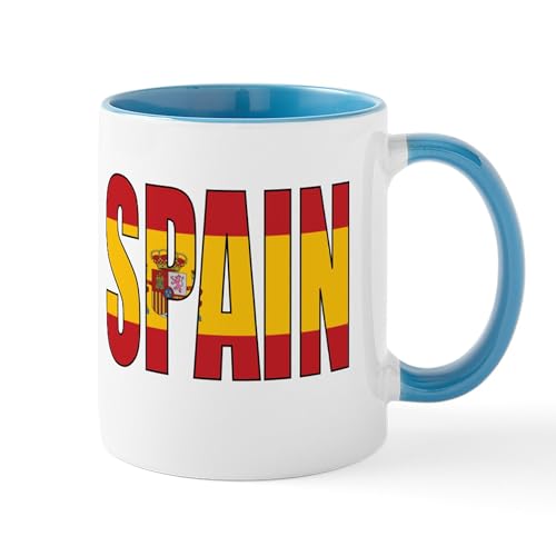 White/Blue Inside - Spain Mugs