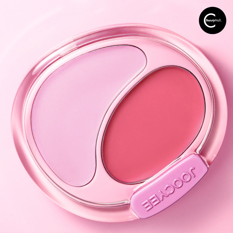 Joocyee Duo Blush & Highlighter Cream - Natural Glow Cheek & Face Luminizer for Day & Night Makeup | Perfect for Everyday Wear, Date Night & Special Occasions