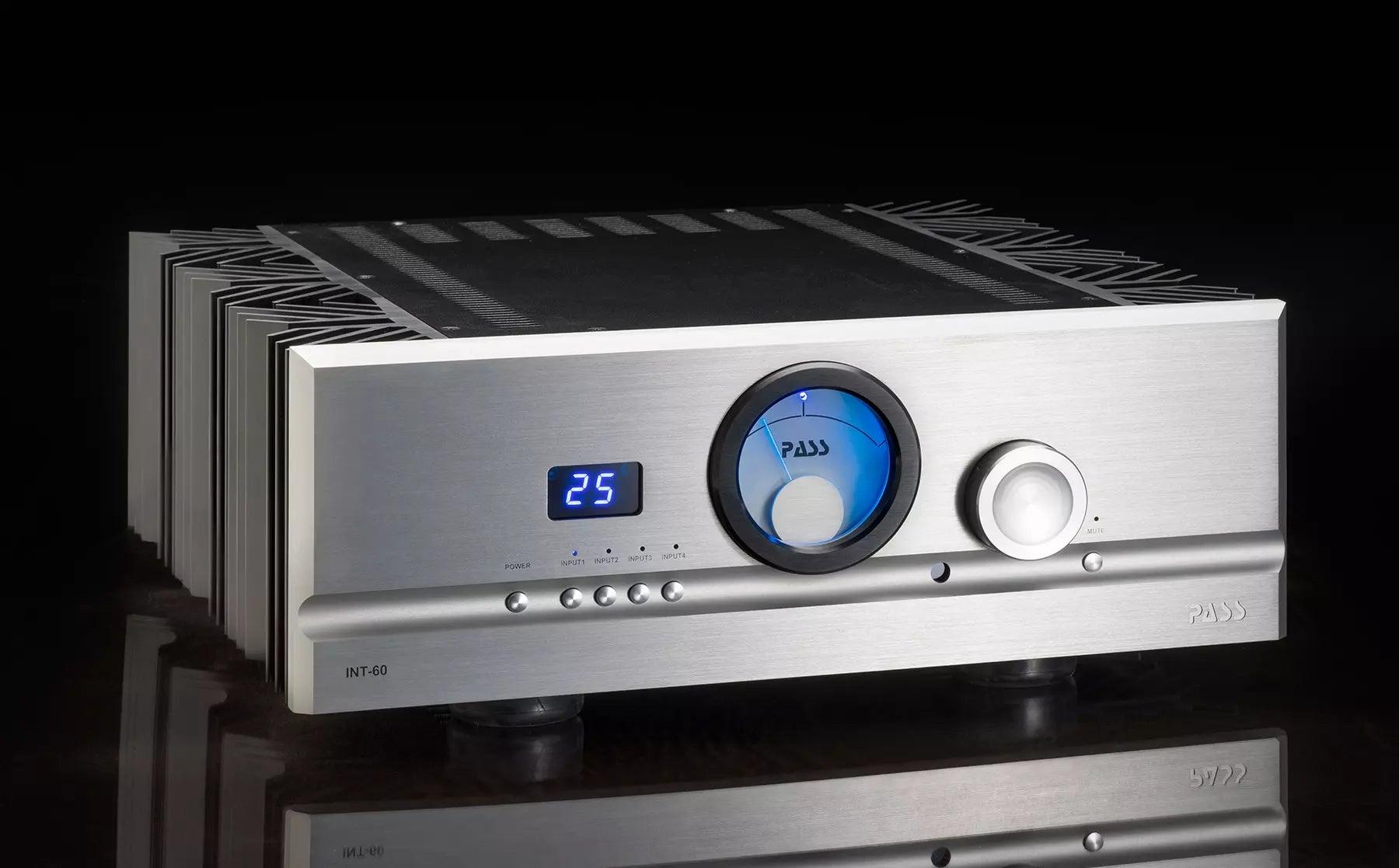 PASS Labs INT-60 High-End Integrated Stereo Amplifier - Perfect for Home Audio, Hi-Fi Systems & Audiophile Listening Rooms