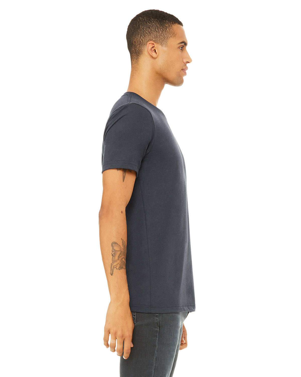 Bella + Canvas 3001CVC Unisex Heather CVC Crew Neck T-Shirt - Soft Cotton Blend Tee for Men & Women - Perfect for Casual Wear, Screen Printing & Everyday Comfort