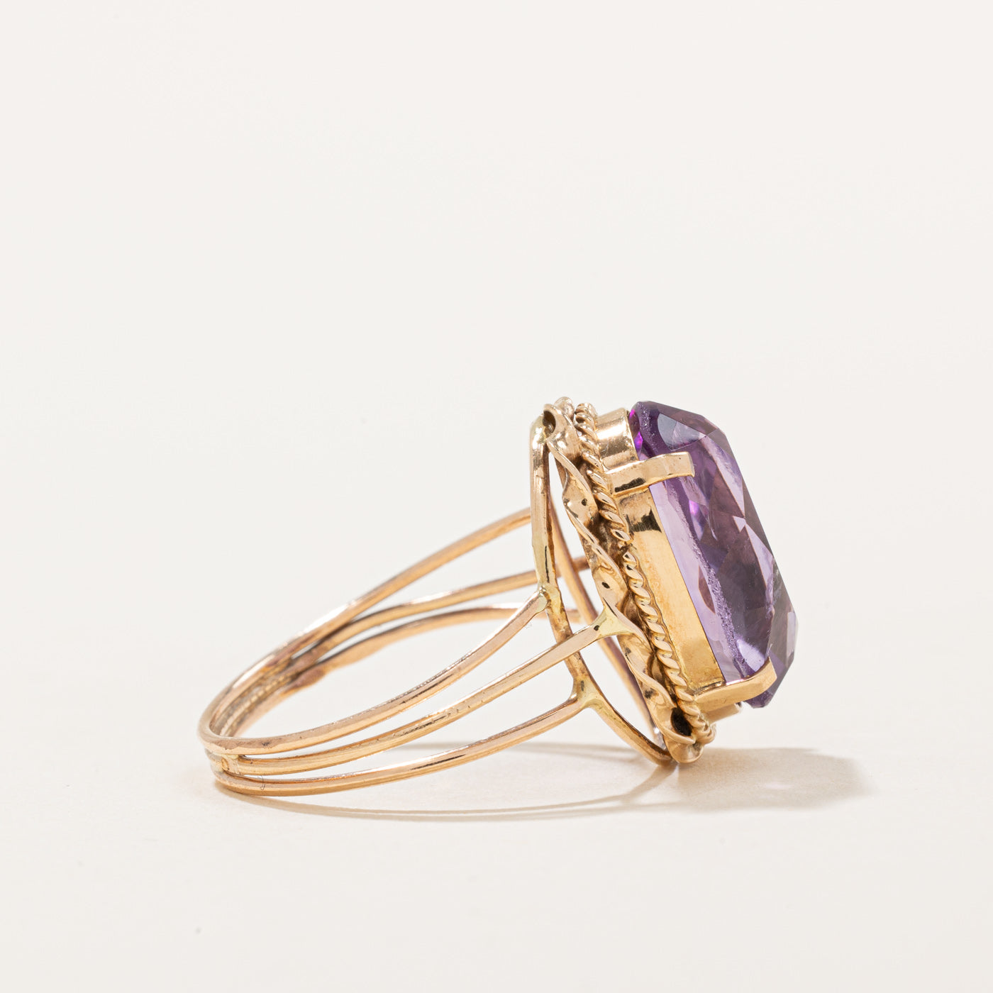 5.00ct Amethyst Cocktail Ring for Women - Size 6 | Elegant Purple Gemstone Statement Ring for Parties, Weddings & Special Occasions