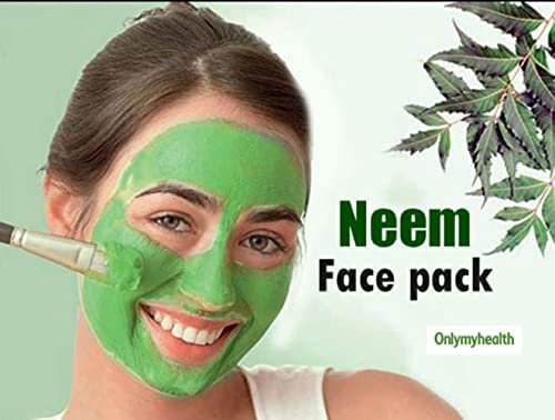 Organic Neem Powder Face Pack for Acne & Pimples - Clear Skin & Healthy Hair Treatment - 100% Pure & Natural - 100g (Pack of 1) | Best for Acne-Prone Skin, Oily Skin Care & Hair Growth | DIY Beauty Mask for Glowing Complexion