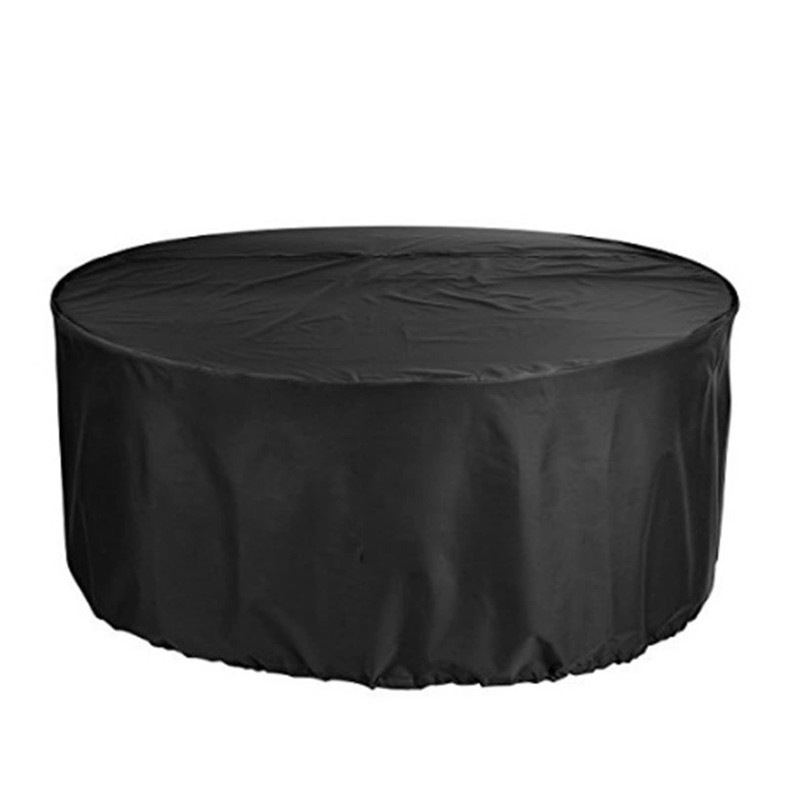 Heavy Duty 420D Oxford Waterproof Outdoor Furniture Covers - Round Sofa & Rattan Chair Protector, Windproof, UV Resistant, Weatherproof (60x60cm, Black) - Perfect for Patio, Garden, and Backyard Use