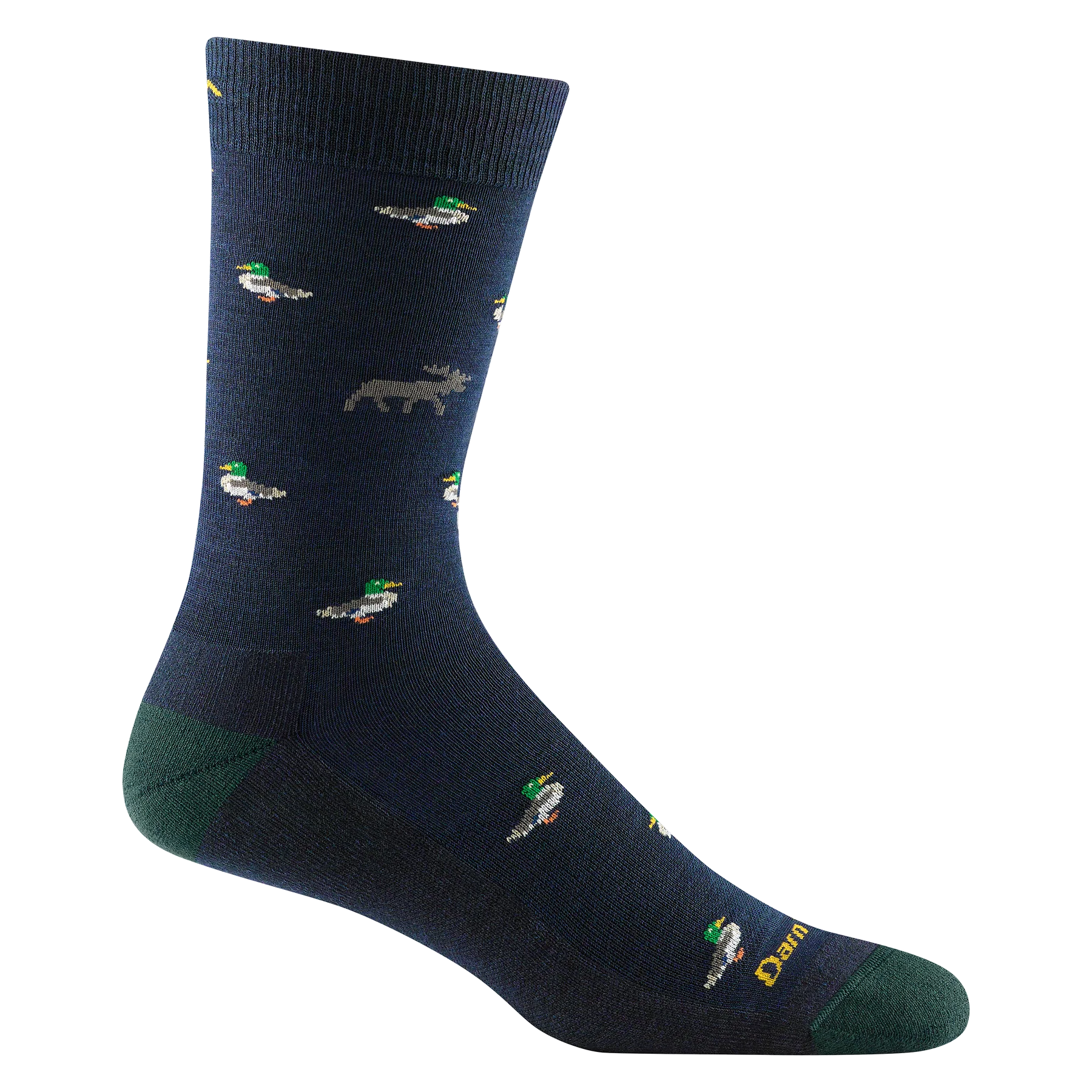 Darn Tough 6094 Duck Duck Moose Socks - Ultra Comfortable Merino Wool Hiking & Outdoor Socks for Men & Women - Perfect for Camping, Backpacking & Winter Activities