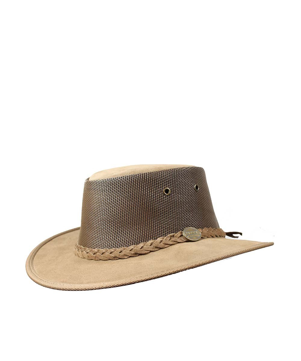 Barmah Foldable Oilskin Cooler Hat for Men & Women - Sun Protection Wide Brim Hat for Outdoor, Fishing, Hiking, and Beach Activities