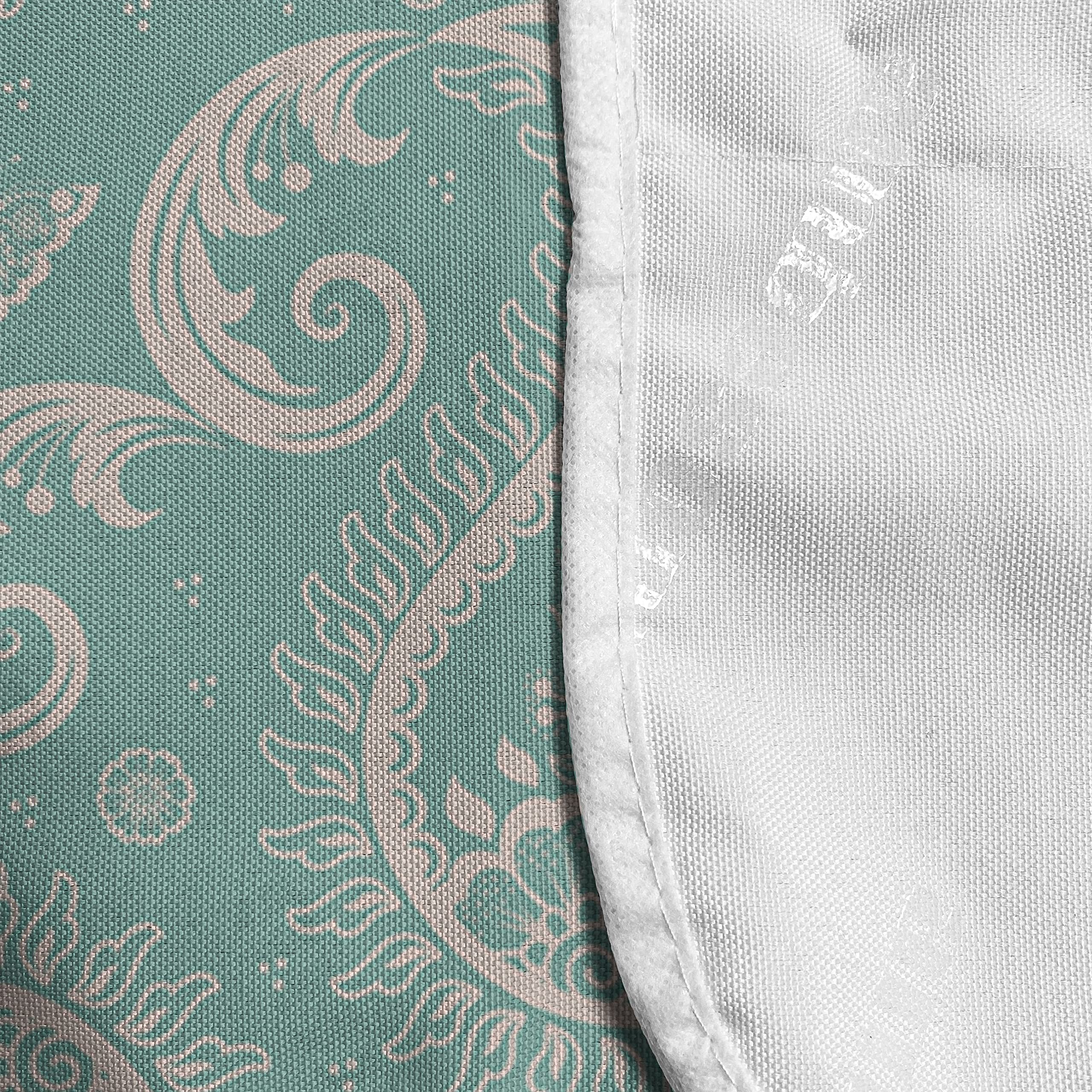 Ambesonne Paisley Microwave Cover - Waterproof Kitchen Organizer with Pockets, 36