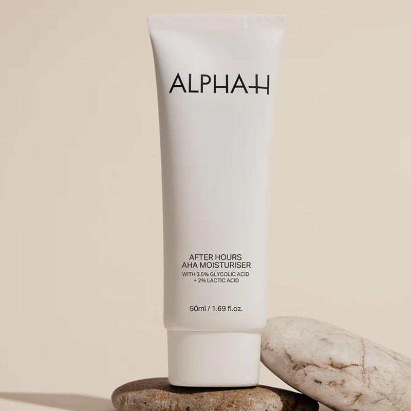 Alpha H After Hours AHA Moisturizer - Glycolic Acid Night Cream for Glowing Skin | Hydrating & Exfoliating Face Moisturizer for Women | Perfect for Nighttime Skincare Routine & Anti-Aging Care