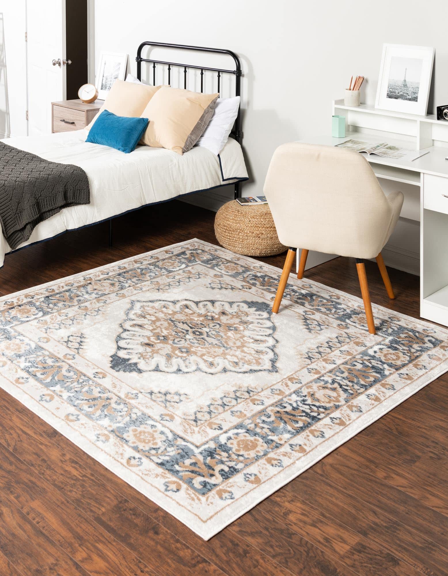 Unique Loom Oxford Collection Area Rug - Bodleian (7'10