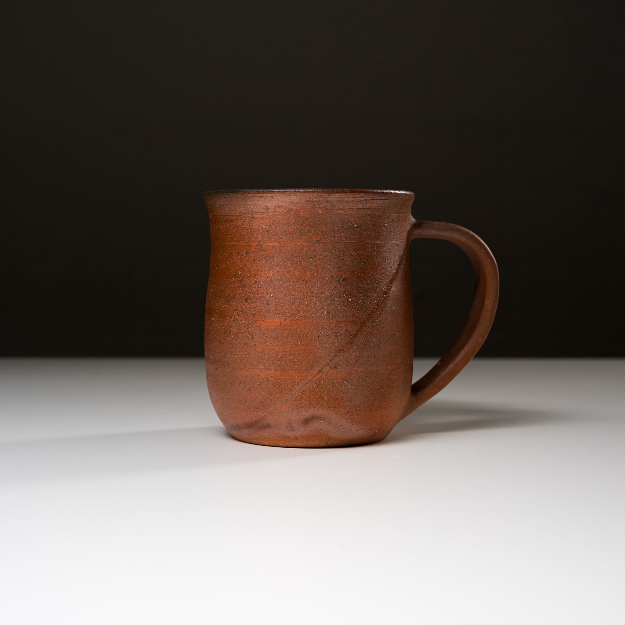 Premium Bizen Ware Pottery Extra Large Mug Cup - Authentic Japanese Hidasuki Ceramic Coffee Cup for Home & Office Use - Perfect for Tea, Coffee & Hot Beverages