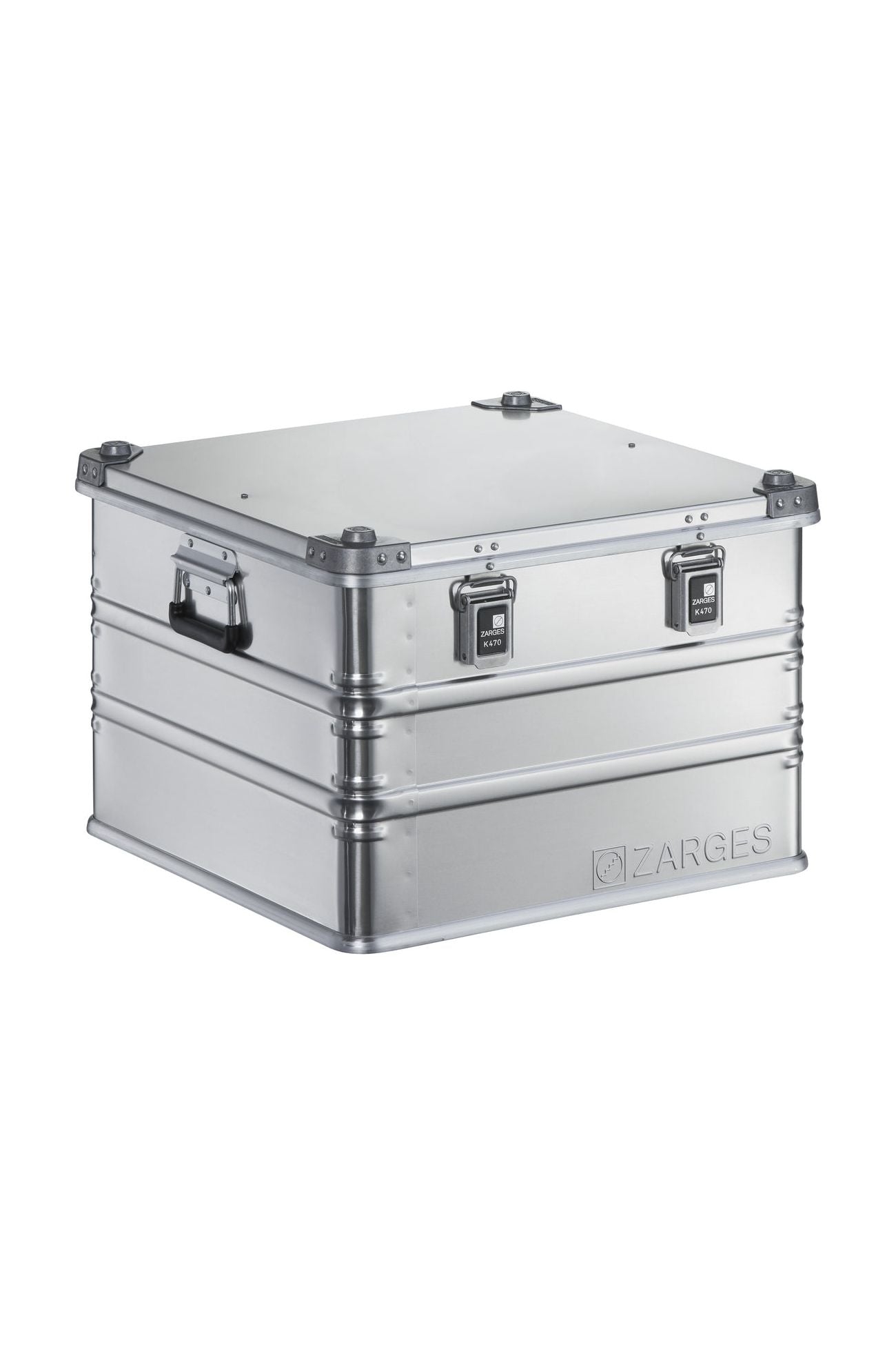 Zarges K470 115L Aluminum Cargo Storage Case - Durable Transport Box for Tools, Equipment & Outdoor Gear - Perfect for Construction, Military & Camping Use