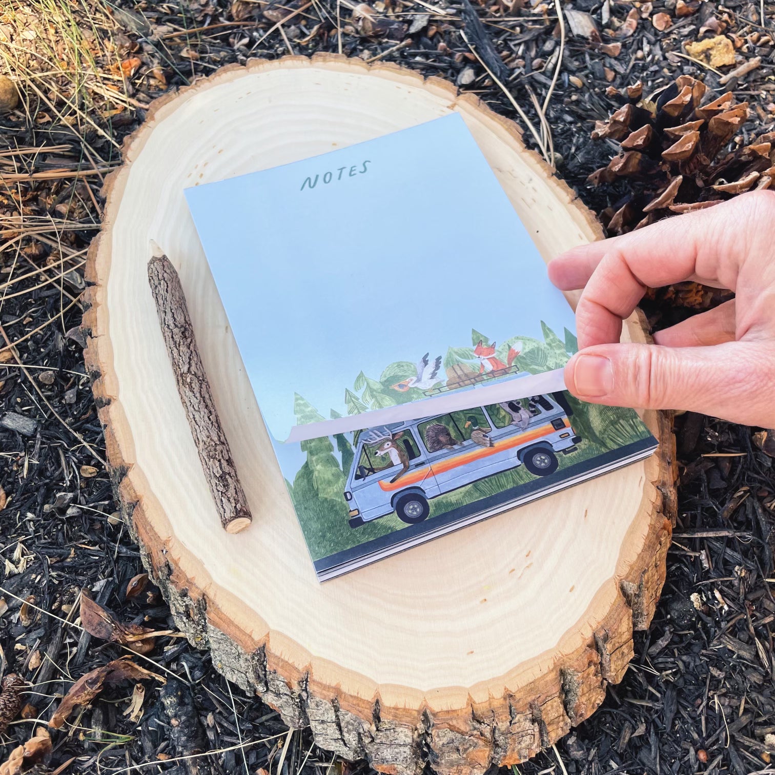Van Life Notepad - Durable & Waterproof Travel Journal for Road Trips, Camping & Outdoor Adventures | Perfect for RV, Caravan & Nomadic Lifestyle