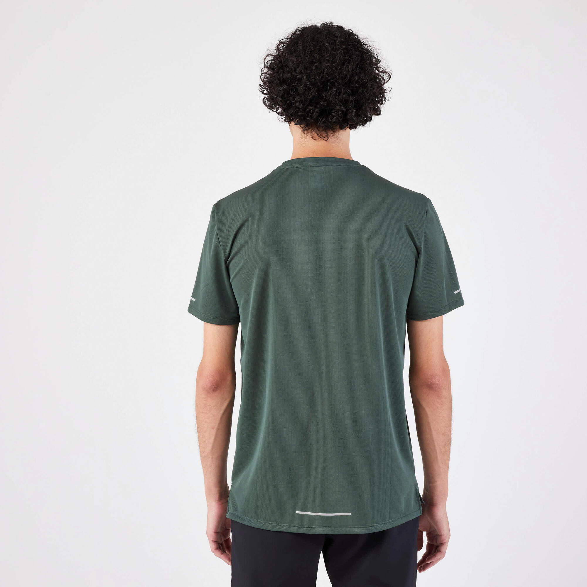 Kiprun Men's Run 500 Dry Running T-Shirt - Moisture Wicking Athletic Shirt for Marathon & Workout - Lightweight Performance Top for Jogging & Gym Training