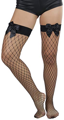 Fancy Ribbon Bow Fence Net - Black