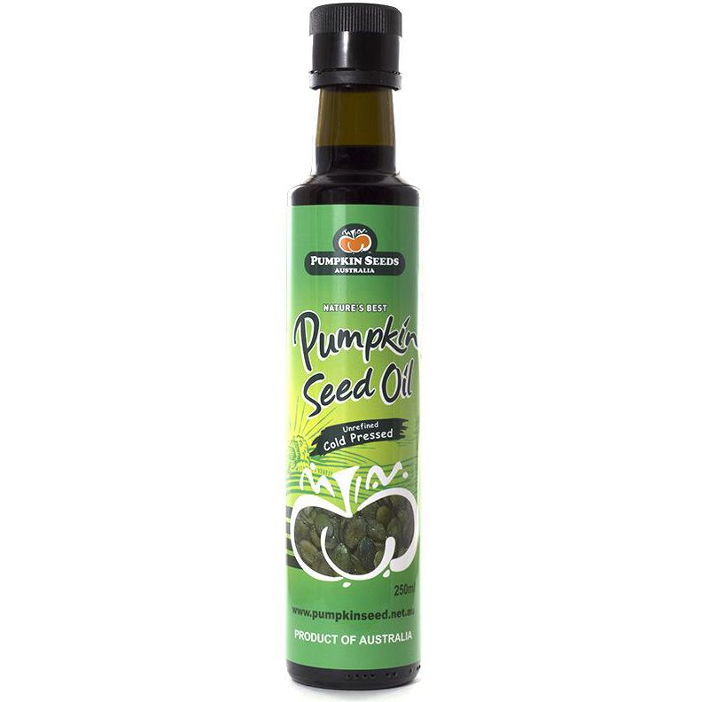 Organic Australian Pumpkin Seed Oil - Cold Pressed, Pure & Unrefined for Hair Growth & Skin Care - Perfect for Salads, Smoothies & Natural Beauty DIY