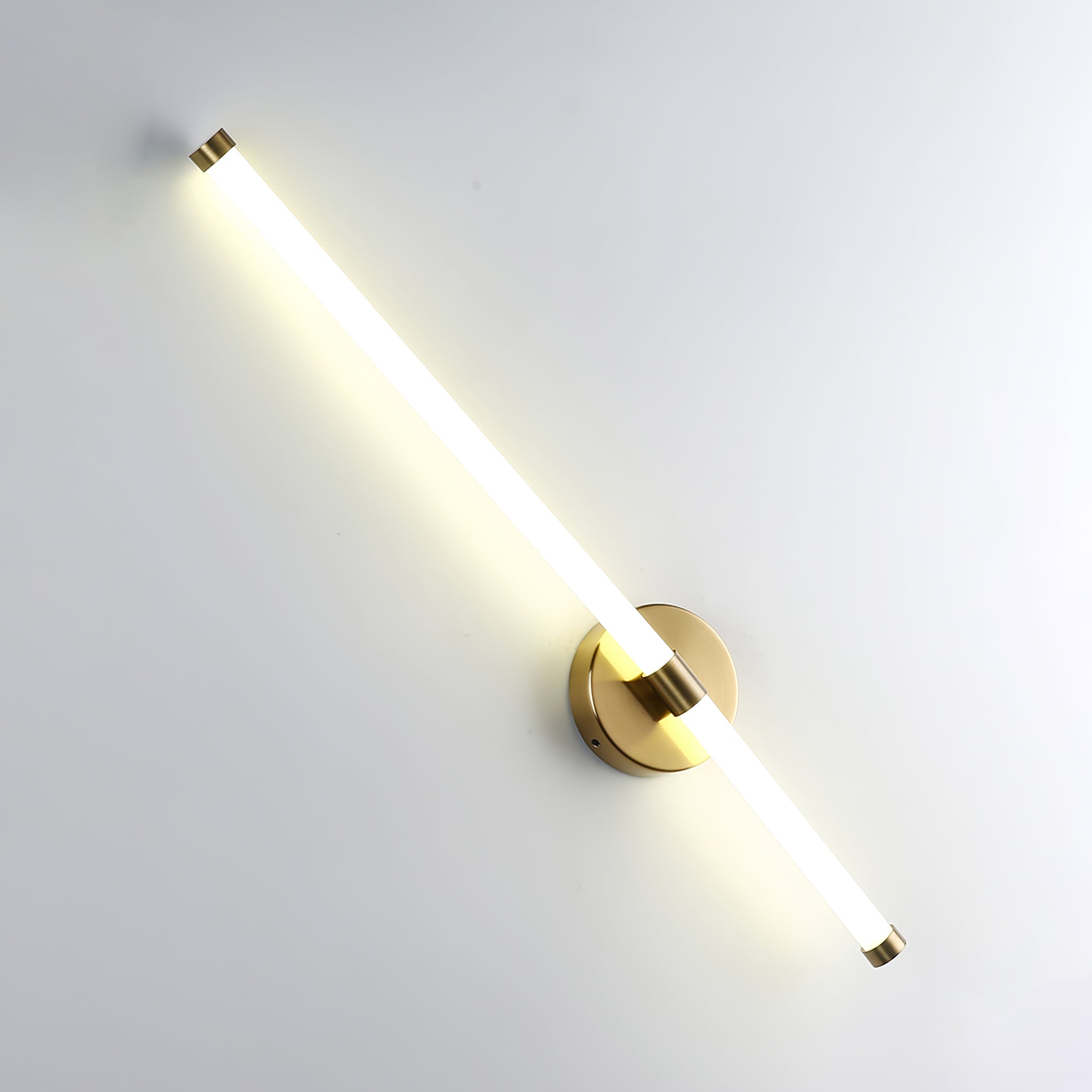Minimalist Vertical Wall Sconce - Modern LED Wall Light Fixture for Bedroom, Living Room & Hallway - Dimmable Indoor Lighting for Home Decor