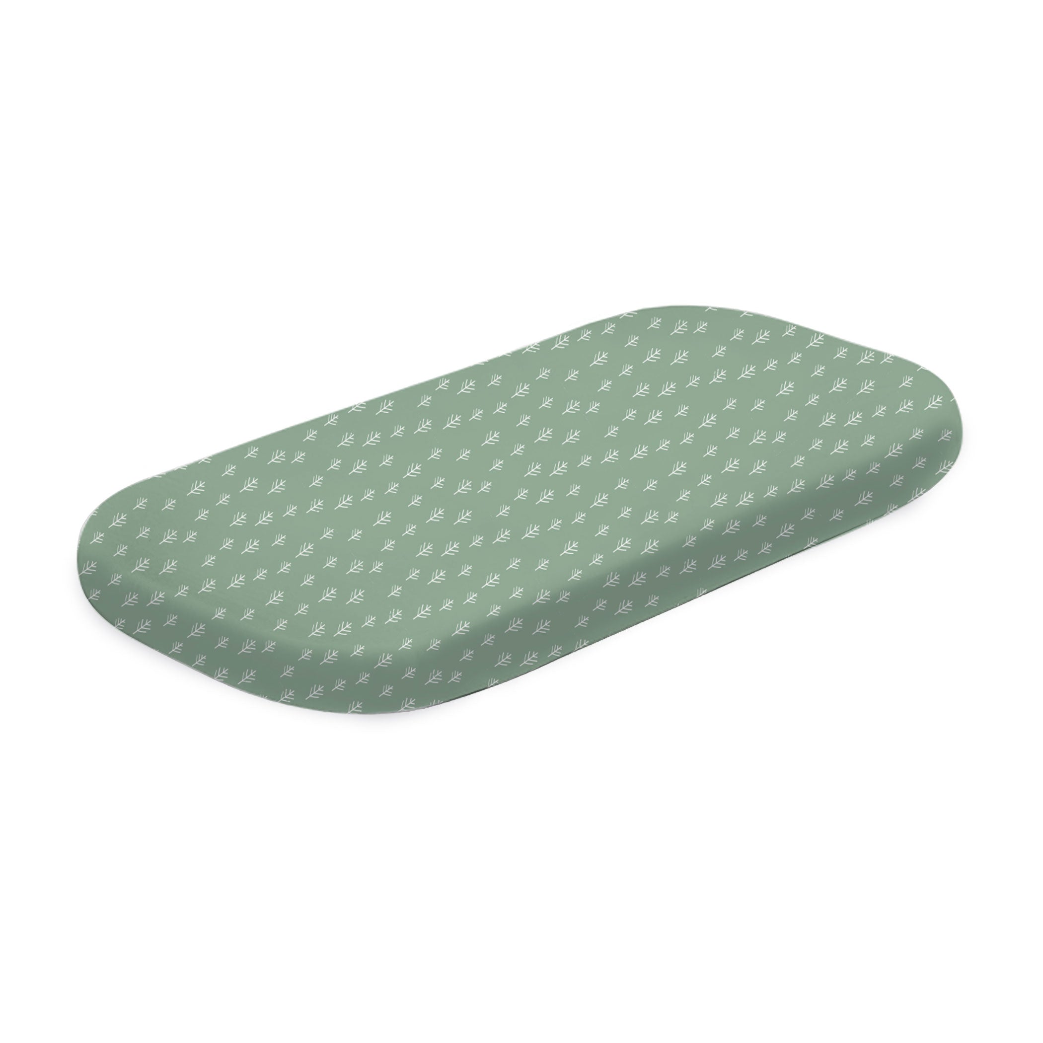 Nordic 2-Pack Jersey Cotton Co-Sleeper & Bedside Sleeper Fitted Sheets - Soft Breathable Crib Sheets for Baby Bassinet (Avocado Green & Forest Green) - Perfect for Nursery, Bedside Sleeping & Travel