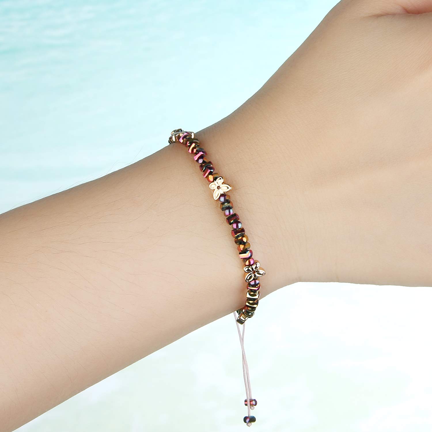 Elegant Crystal Butterfly Charm Bracelet for Women - Fashion Jewelry Gift with Adjustable Size - Perfect for Parties, Weddings & Everyday Wear