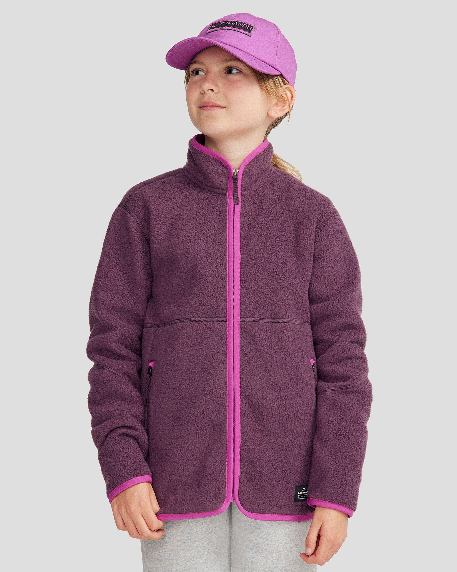 Kids Trailhead Fleece Jacket - Warm & Cozy Outdoor Jacket for Boys & Girls - Perfect for Hiking, Camping & Winter Play