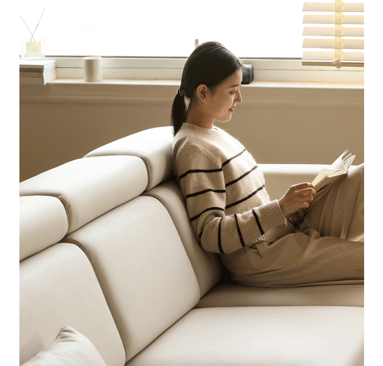 Luxury Oak Solid Wood Modern Fabric Sofa - Elegant Living Room Furniture for Home & Office Comfort