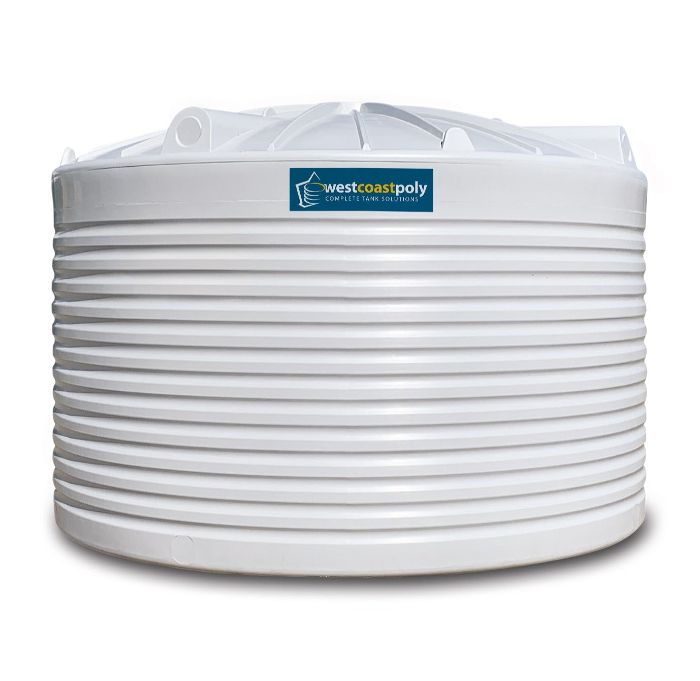 25,000LTR Corrugated Round Poly Water Storage Tank - Durable & UV-Resistant for Farms, Agriculture & Emergency Water Supply | Free Delivery Within 800km of Perth