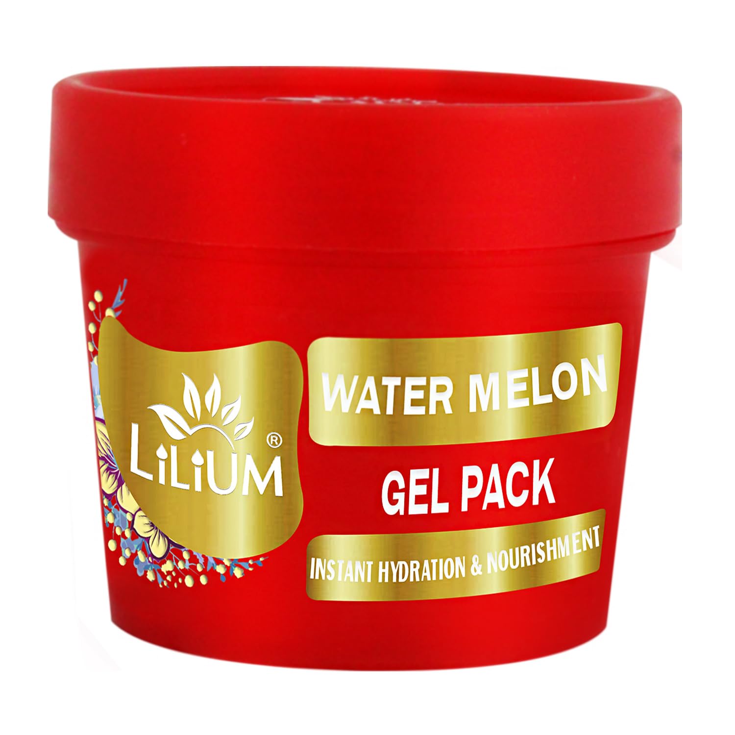Lilium Watermelon Face Mask 100g - Hydrating & Nourishing Skincare for Glowing Skin, All Skin Types (Oily to Dry), Paraben & Sulfate Free - Perfect for Daily Use, Spa Nights & Travel Skincare Routine