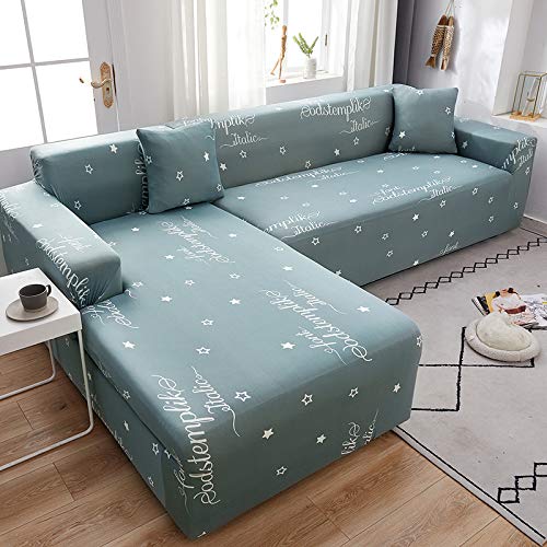 Elastic Stretch L-Shaped Sofa Cover for Corner Couch - 235 to 300cm - 1/2/3/4-Seater Slipcover - Nordic Style Living Room Furniture Protector - Perfect for Pets, Kids & Everyday Use