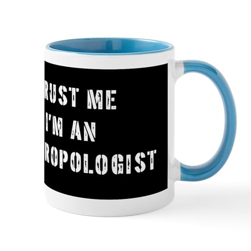 White/Blue Inside - Anthropologist Gift Mug