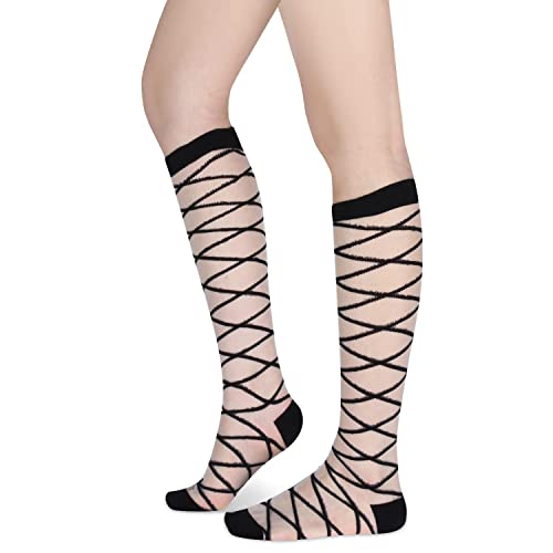 Argyle Black Lace
