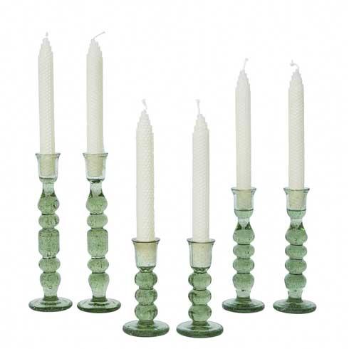 Juliska Provence Candlestick Set of 2 - Elegant French-Inspired Table Decor for Dining Room, Wedding Centerpieces & Romantic Home Ambiance