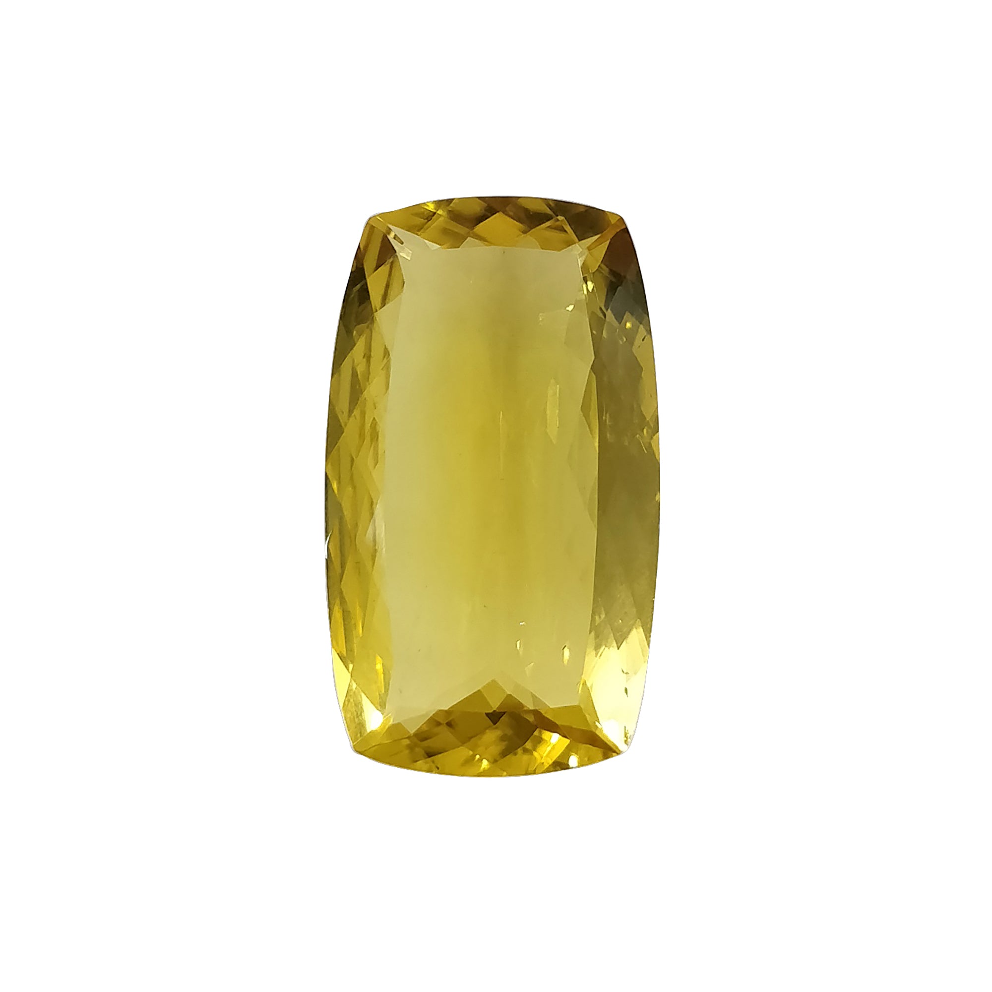 53.05cts Natural Untreated Yellow Citrine Gemstone - Cushion Cut 38x22mm for Jewelry Making, Engagement Rings & Healing Crystals Collection